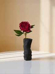 Peonía Amaranton de 23" con tacto real - Roja