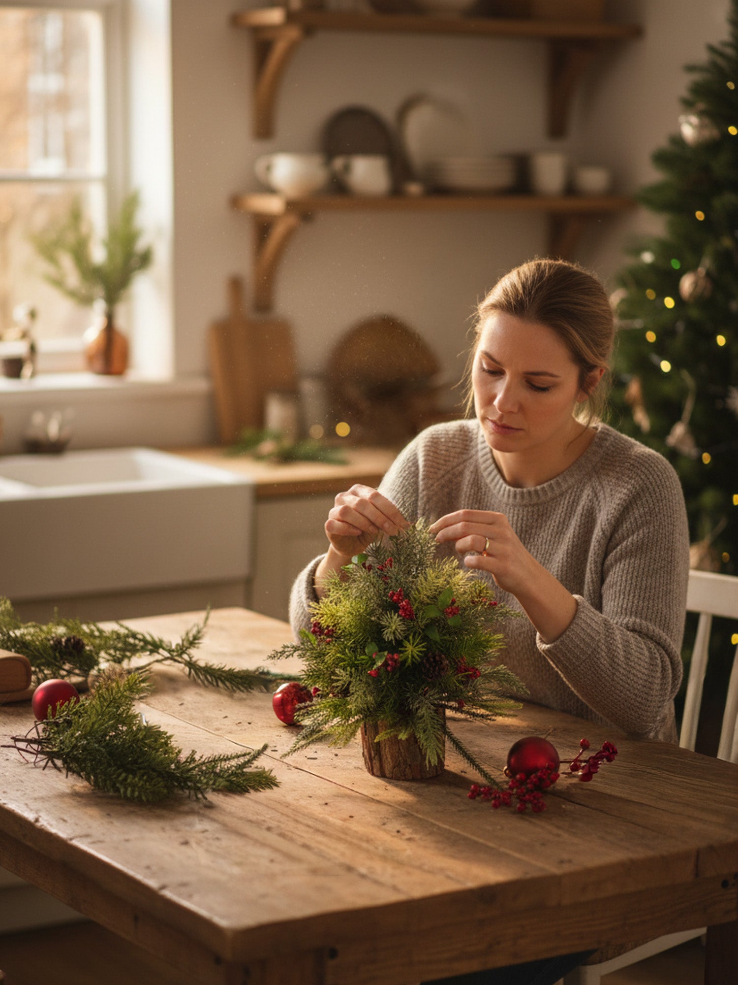 Tabletop Mini Christmas Tree DIY kit