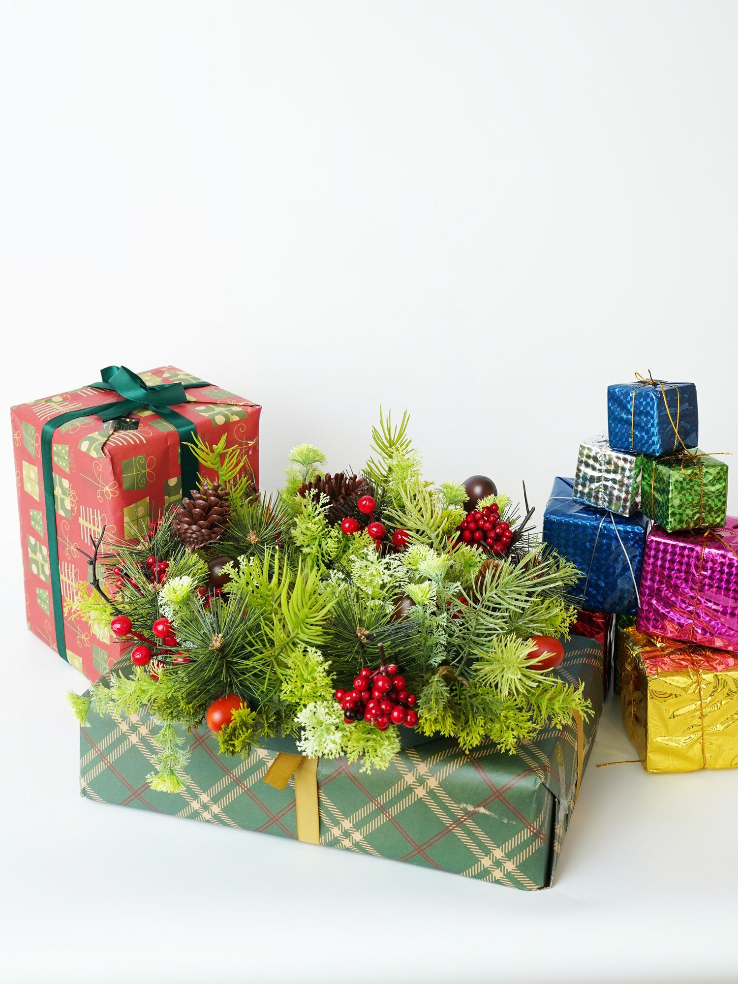 Desktop Artificial Christmas Wreath Decoration