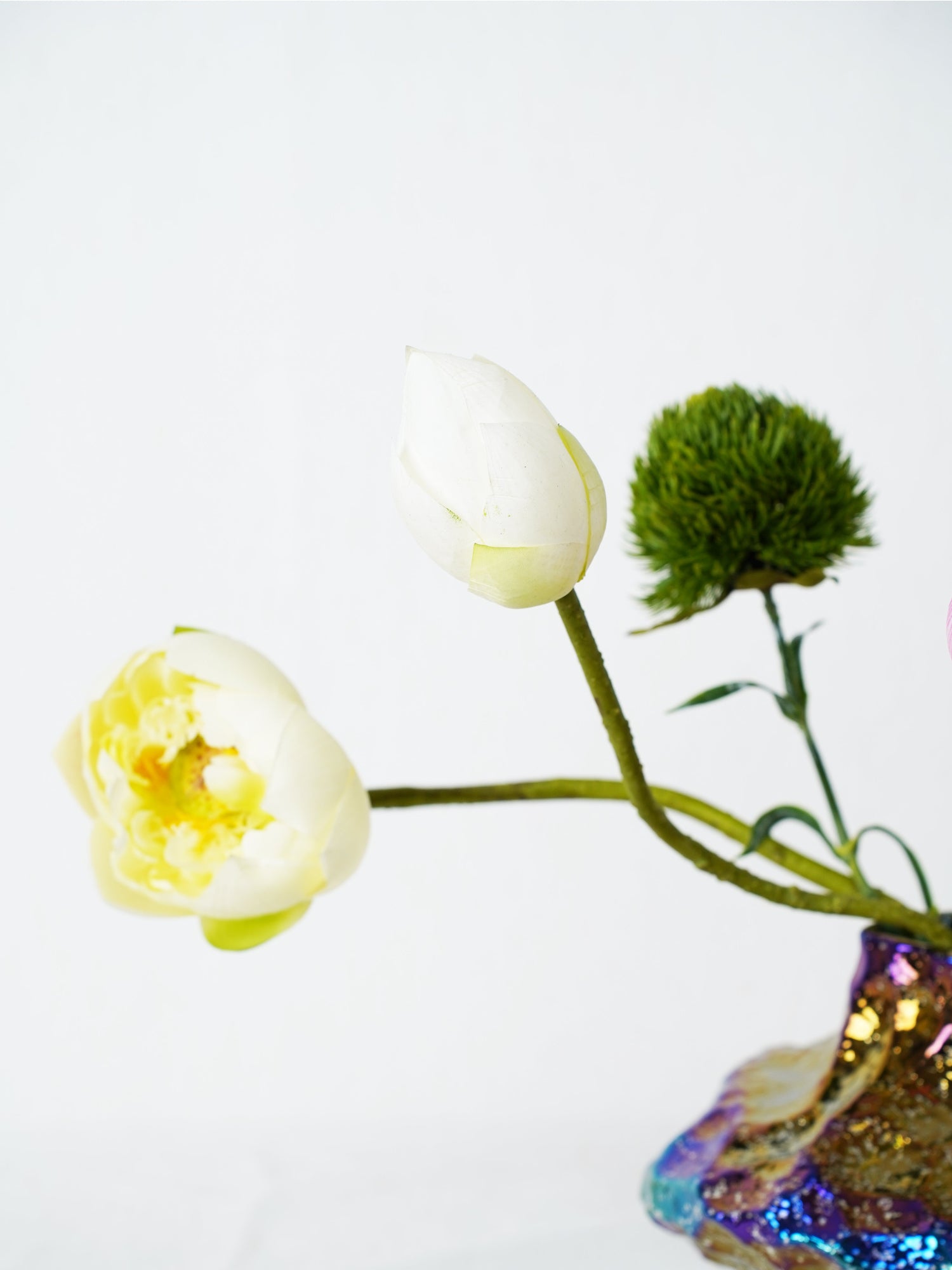 Ramo de armonía de loto de amaranto 