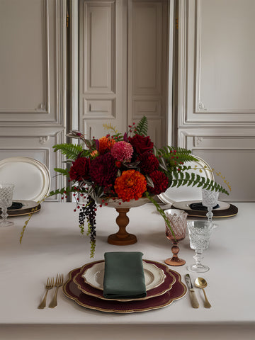 DIY Flower Box Set in Dahlia & Rose - Red