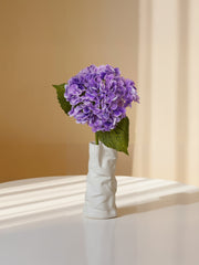 Hortensia Amaranton de 21" con tacto real - Violeta
