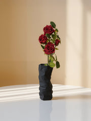 Amaranton 35" Real Touch 5-Bloom Racer Rose - Borgoña