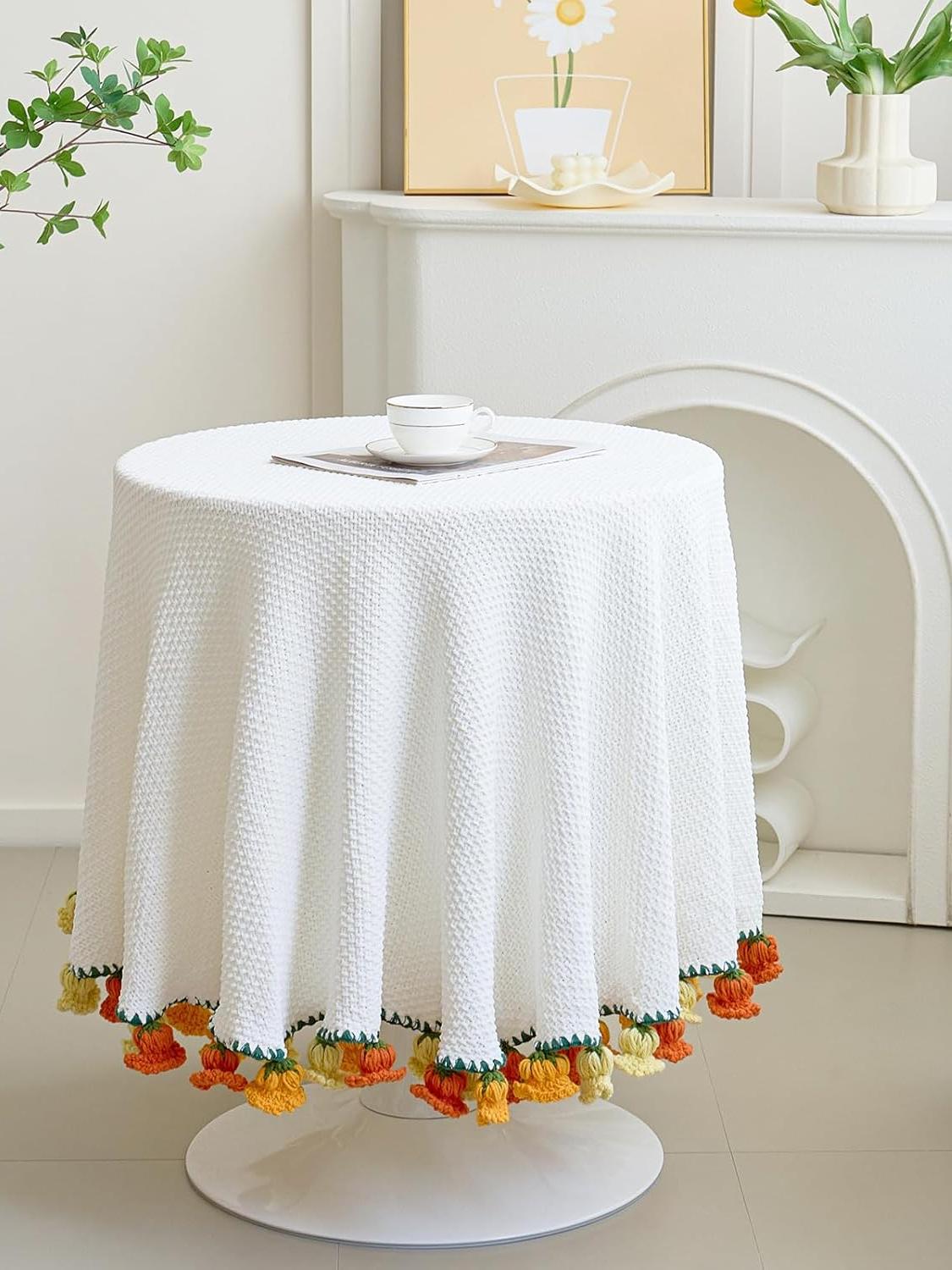 Crochet Flower Bouquet Throw Blanket