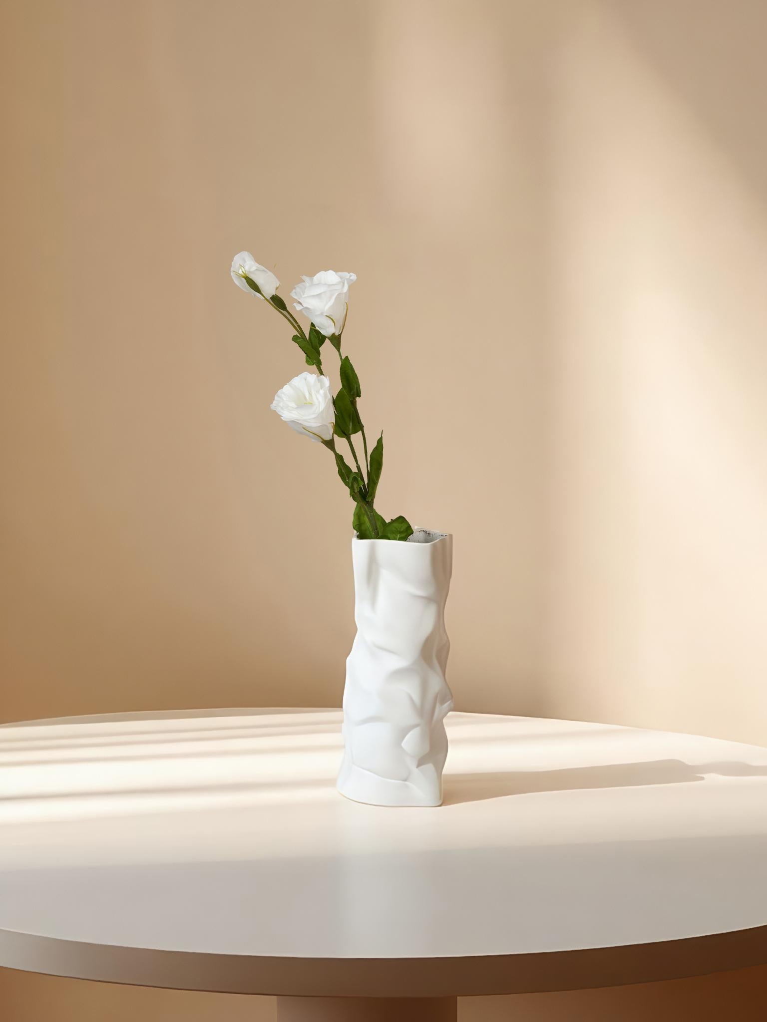 Amaranton 28" Real touch 3 - Flor de globo Bloom - Blanco