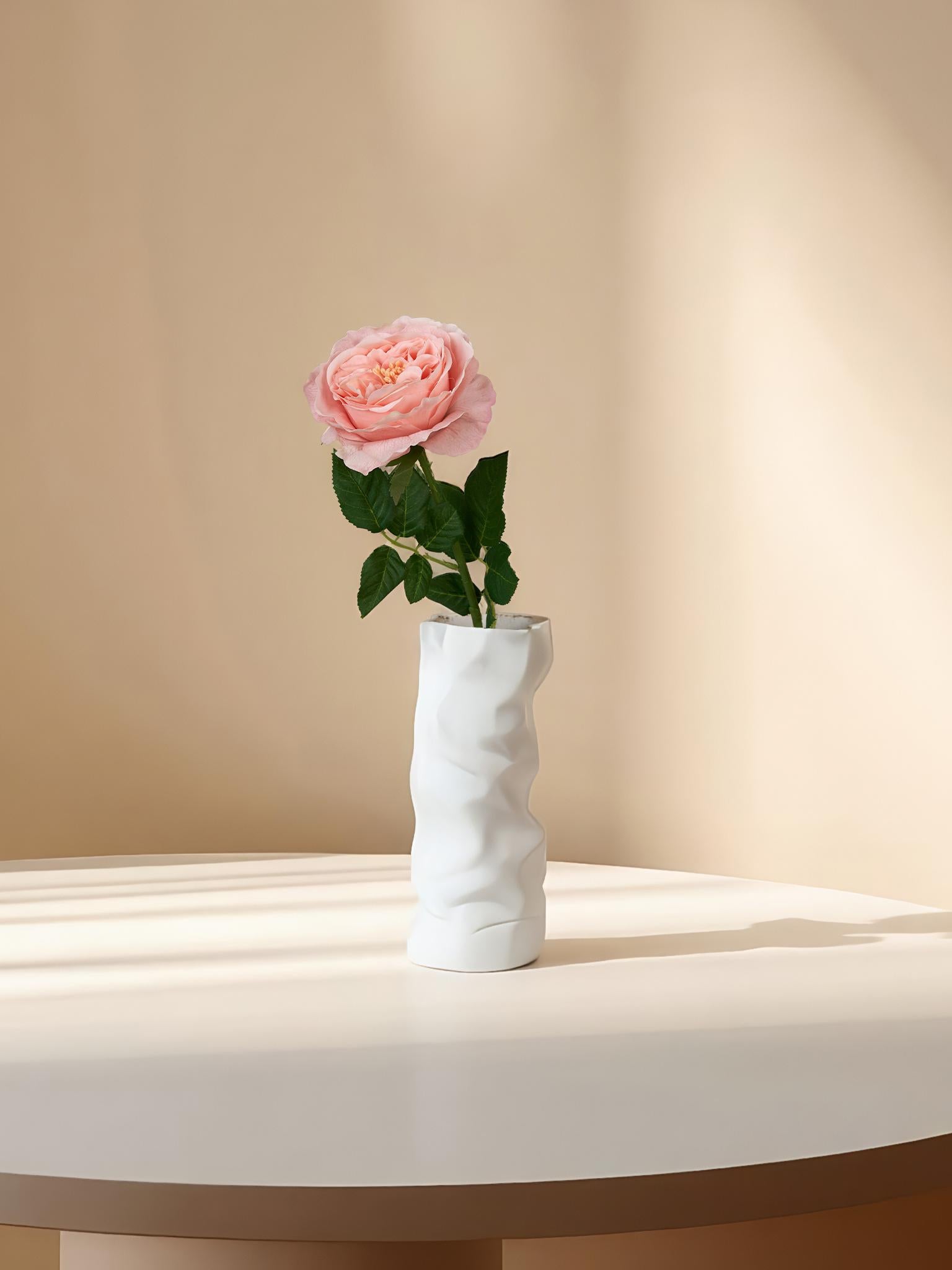 Amaranton 25" Real touch Austin Rose - Melocotón