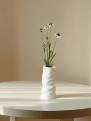 Amaranton™ 29" Realistica™ Scabiosa with 5 Blooms and 1 Bud - White