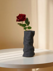 Amaranton 17" Rosa inglesa de tacto real - Borgoña