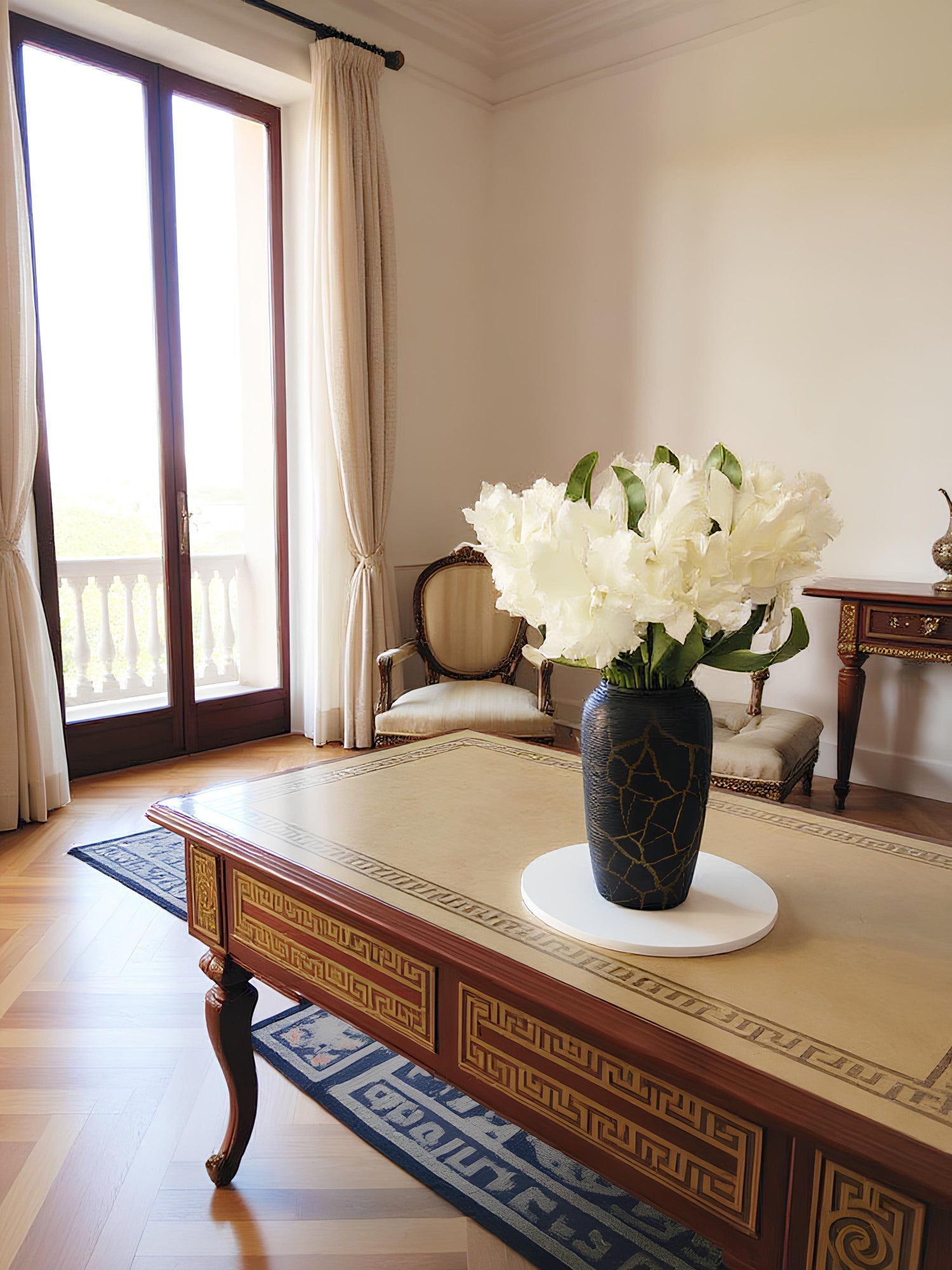 Amaranton 18" Artificial 2 - Crecimiento Cattleya - Blanco