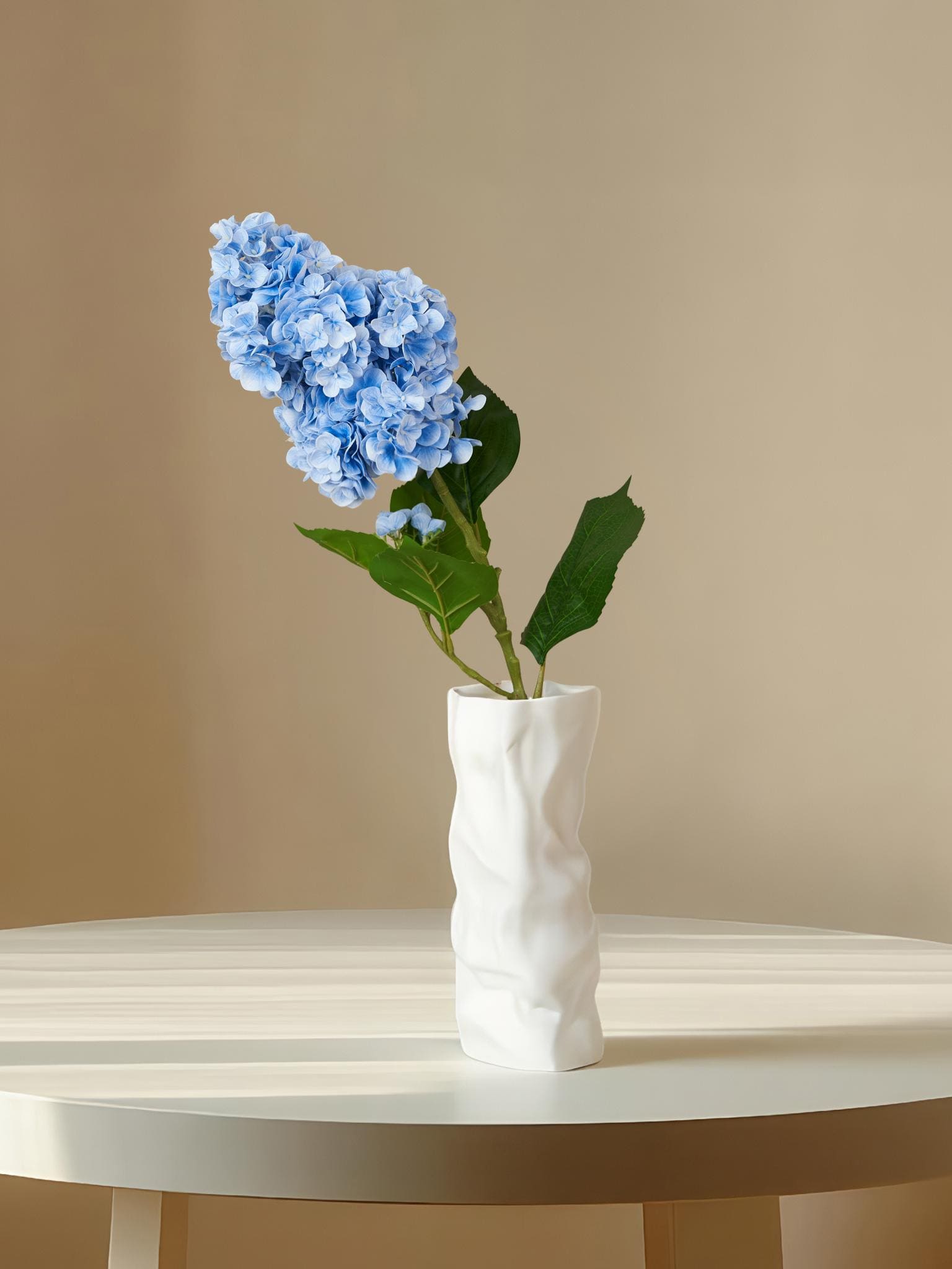 Hortensia Pagoda Amaranton de 83 cm con tacto real - Azul