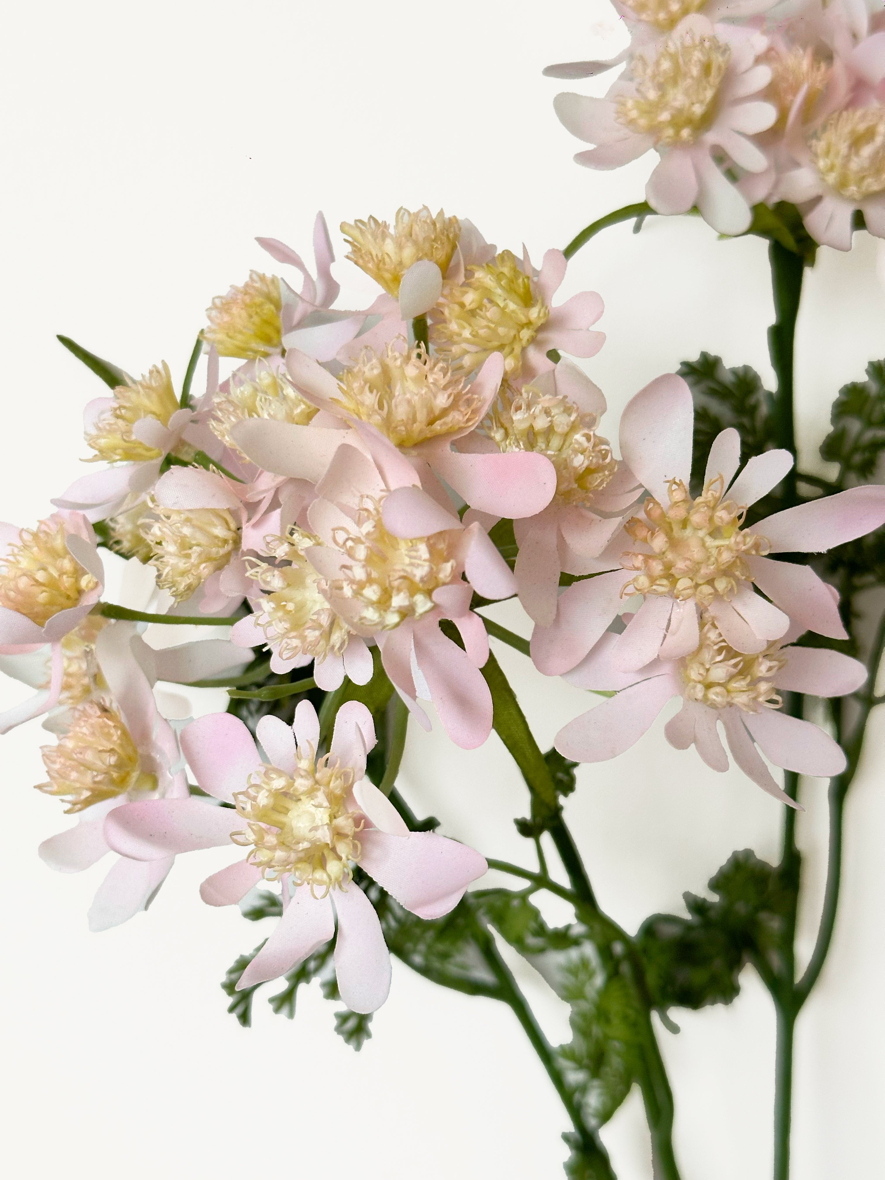 Flor de encaje artificial Amaranton de 35" - Rosa claro