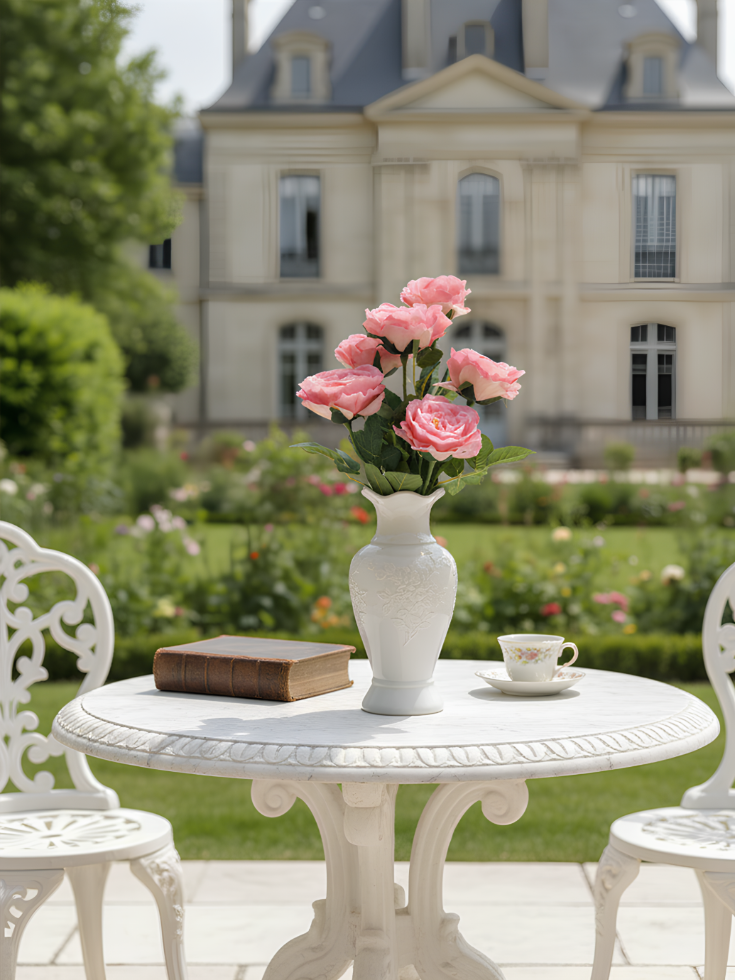 Amaranton 25" Real touch Austin Rose - Fucsia