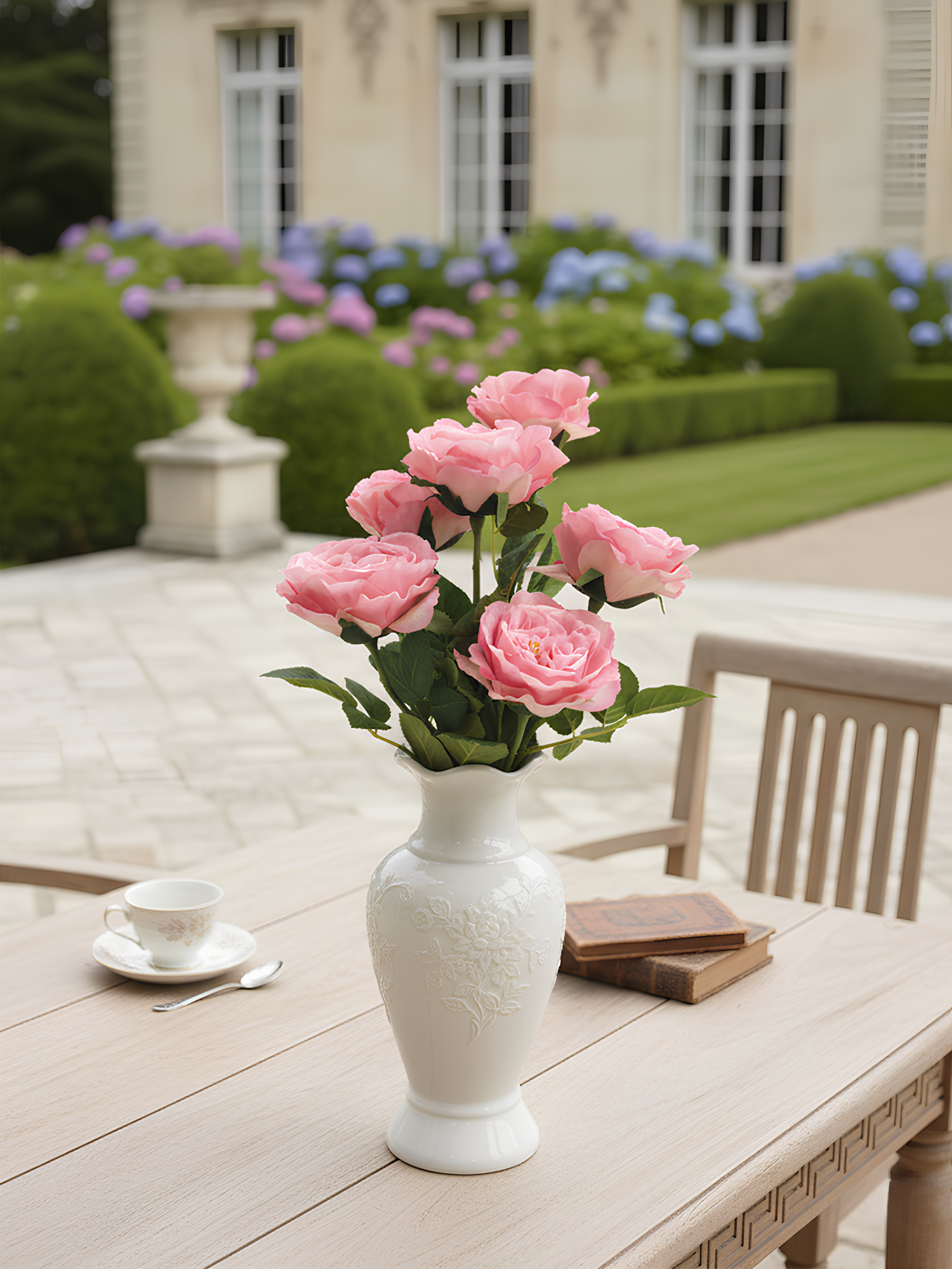 Amaranton 25" Real touch Austin Rose - Fucsia