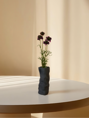 Amaranton™ 29" Realistica™ Scabiosa with 5 Blooms and 1 Bud - Dark Purple