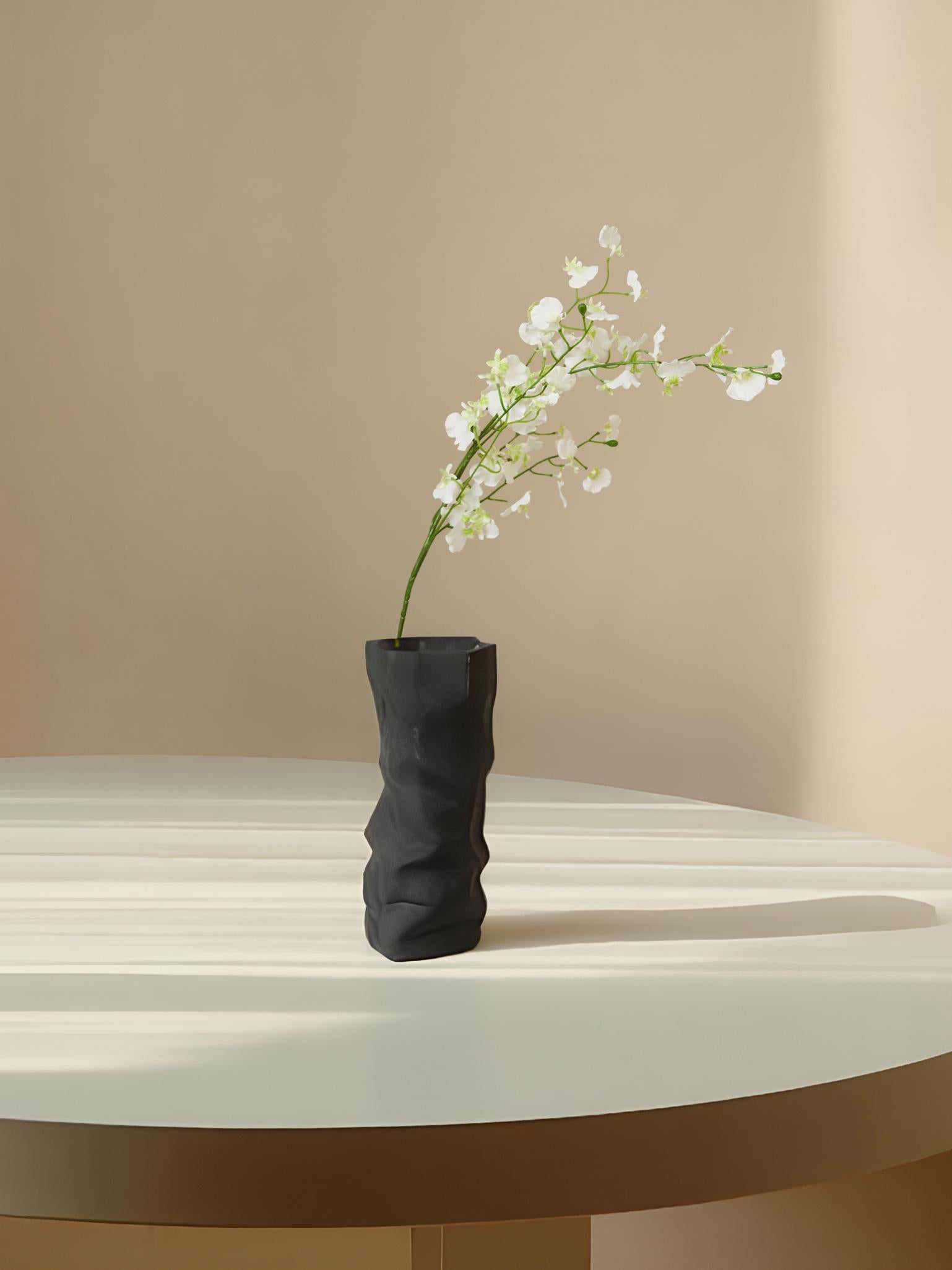 Amaranton - Orquídea danzante realista de 81 cm - Blanca