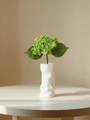 Hortensia Amaranton de 21" con tacto real - Verde