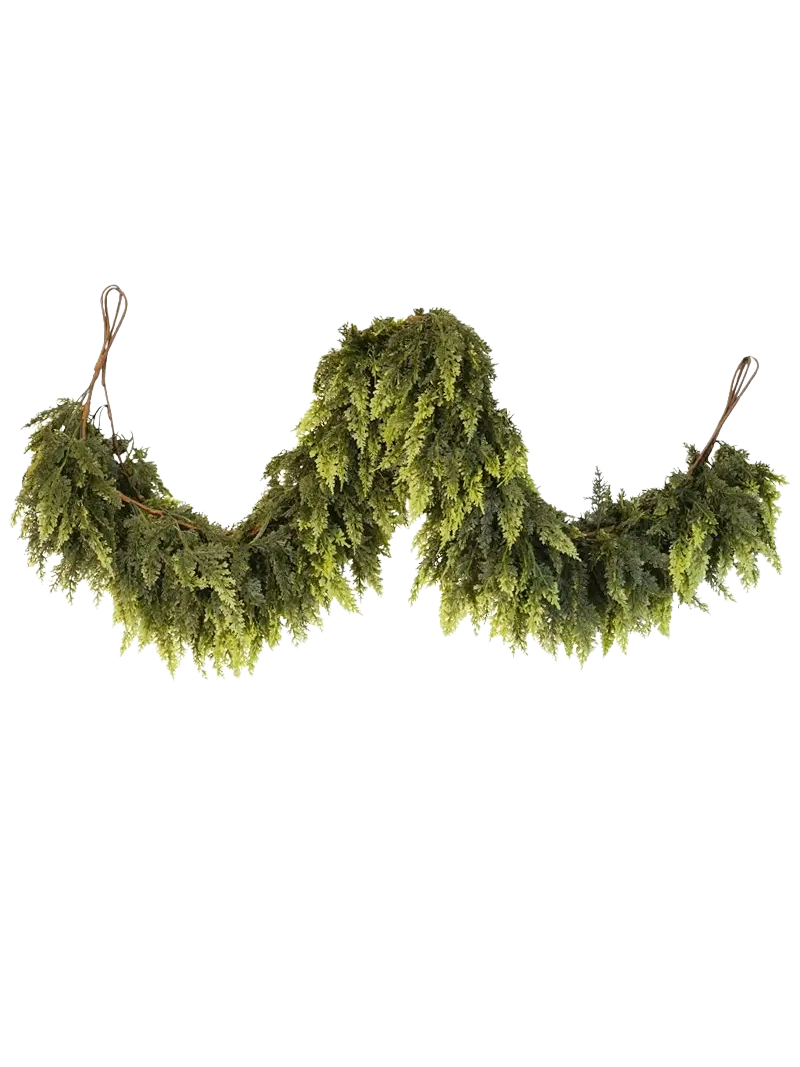 Amaranton™ Green Soft Touch Norfolk Pine Garland - 79"